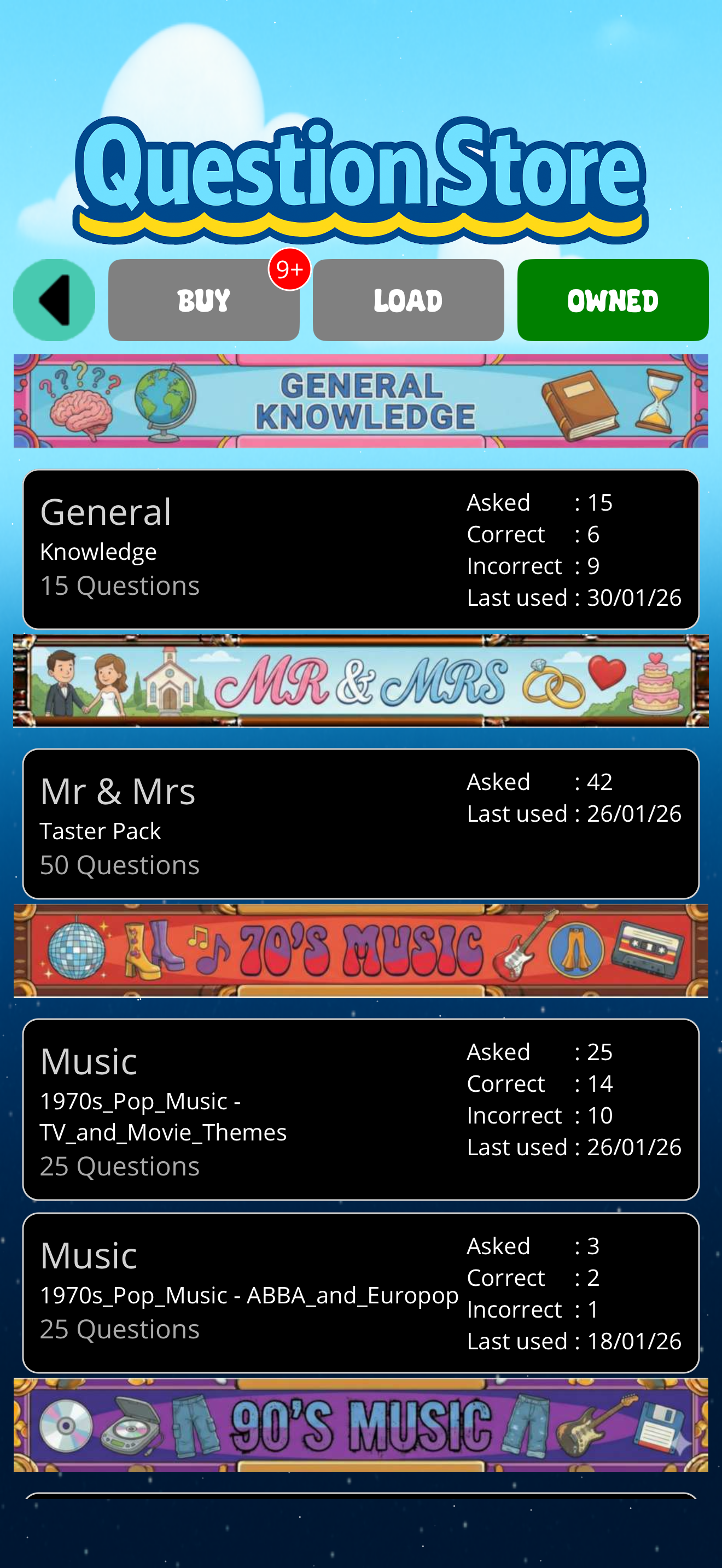 Quizly Question Store